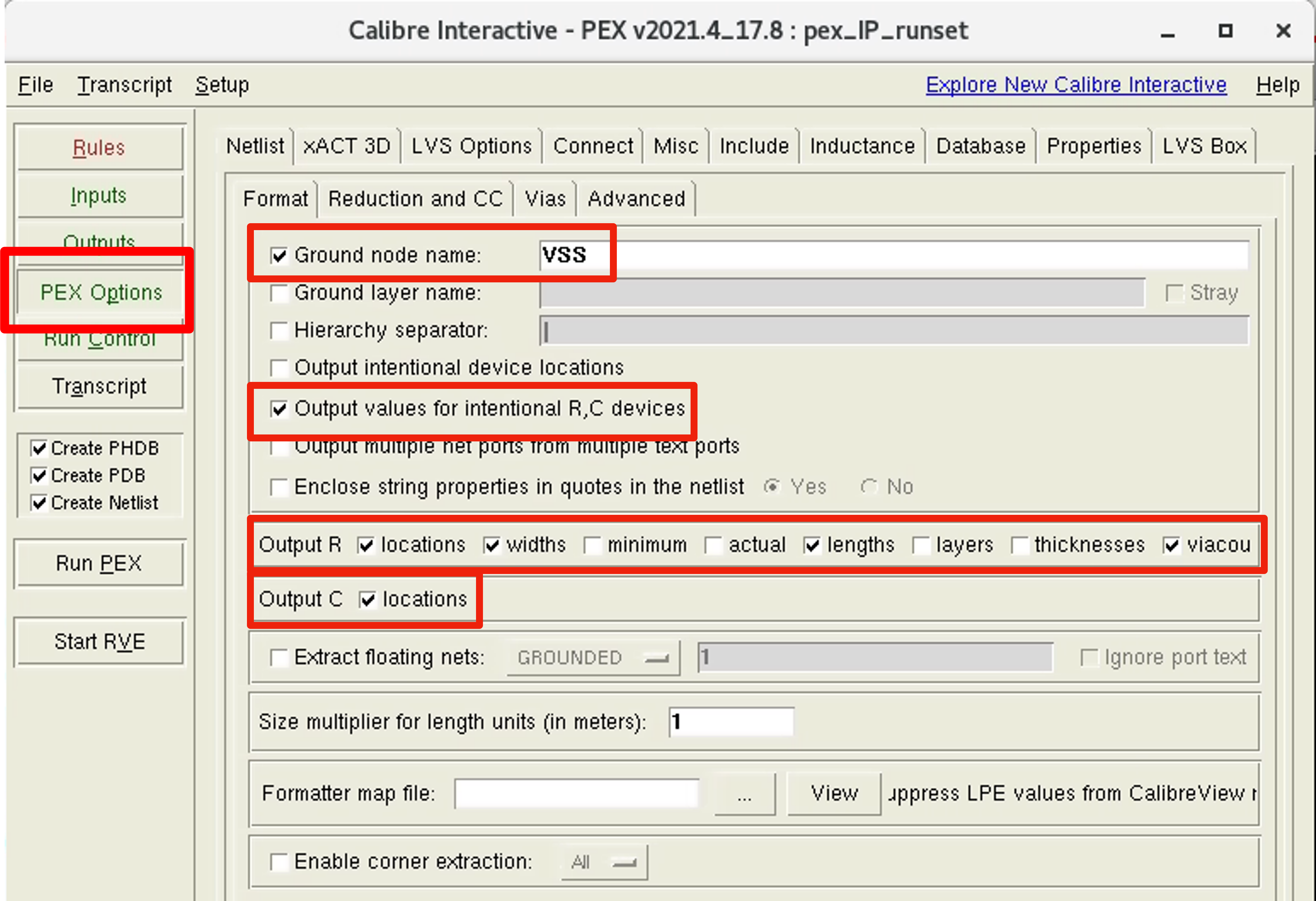 PEX options for EMIR analysis