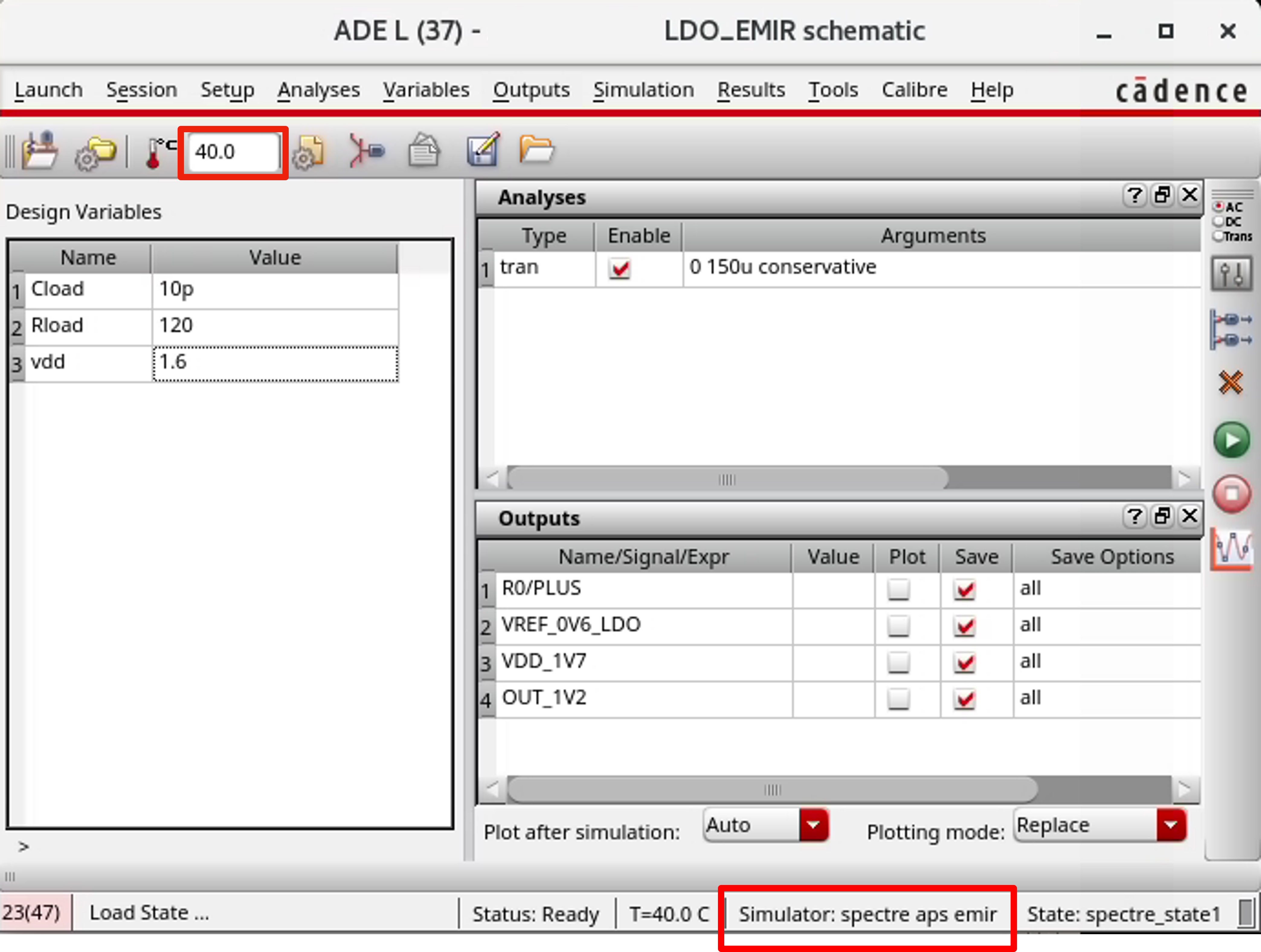 EMIR analysis settings4