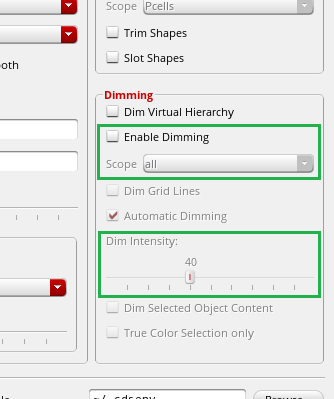 Enable Dimming Menu