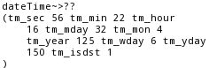 tm structure’s parameters and values