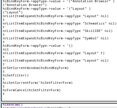 Log File Display Filter Output